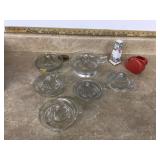 Red hand juicers small pitcher vase