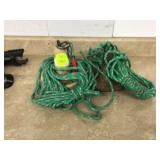 2 BOAT ANCHORS WITH ROPE