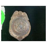 Antique police badge