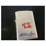 Vintage Matson Lines ad lighter collectible retro maritime advertising piece