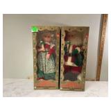 Mr and Mrs Claus animated and illuminated