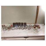 Wide variety of Christmas-themed glasses
