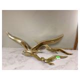 Vintage mid-century modern Syroco seagull wall sculptures