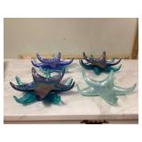 Colorful star-shaped dishes