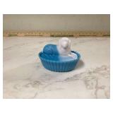 Collectible glass dog figurine