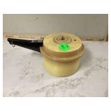 An old-fashioned cooking appliance