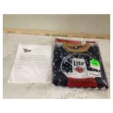 BRAND NEW Miller Lite sweater size small with contest winner letter