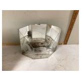 Small glass container for plants or decorations