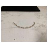A sleek silver wrist accessory