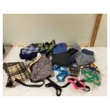 DOG COATS AND LEASHES