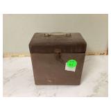 METAL STORAGE BOX WITH C-CLAMPS - TOOLS