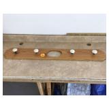 Coat rack with knobs