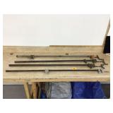 4 PIPE CLAMPS - TOOLS