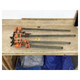 4 PIPE CLAMPS - TOOLS