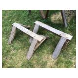 Support structures for wood planks