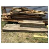 Pressure-treated 6x6 wood posts