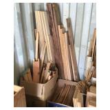 Oak walnut pine dowels veneer sheets