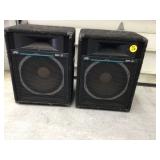 2 PEAVEY SPEAKERS - MUSICAL INSTRUMENTS