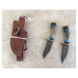 DAMASCUS KNIFE - SPORTING GOODS