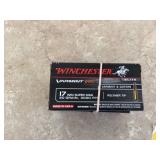 100 rounds Winchester 17 varmint ammo