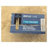 40 ROUNDS OF PPU 7MM MAUSER AMMO