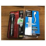 Fresh flashlight and varied screws