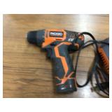 RIDGID CORDLESS SCREW DRIVER - TOOLS