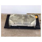 Mid Century Modern Can Top Flashing Light - Retro Vintage 1950s