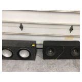 2 LARGE SPEAKERS