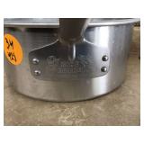 Aluminum pan with strainer versatile convenient durable