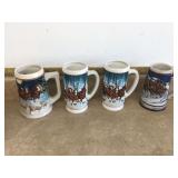 Collectible beer steins for holidays