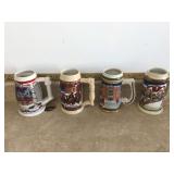 Collectible beer steins for holidays