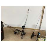 6 ICE FISHING POLES