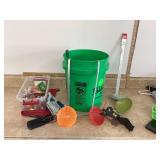 ICE FISHING TACKLE AND ICE SCOOPS