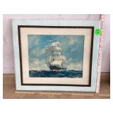 ”OLD BOAT IN THE SEA” PICTURE