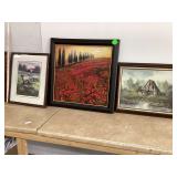 3 FRAMED ART