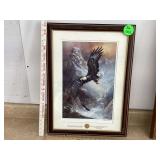 BALD EAGLE FRAMED ART