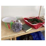Festive decor bundle with wreath bucket album