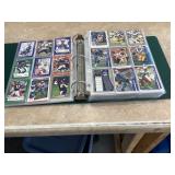 FOOTBALL CARDS IN BINDER