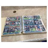 FOOTBALL CARDS IN BINDER