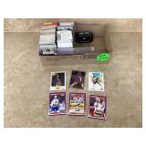 BOX OF HOCKEY AND BASKETBALL CARDS