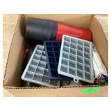 Insulated containers and ice cube molds
