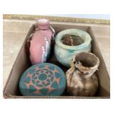4 SOUTHWEST STYLE POTTERY PIECES