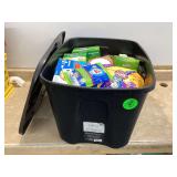 Laundry and cleaning tote