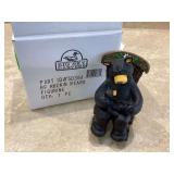 Collectible bear figurine in box