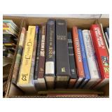 Three boxes of books