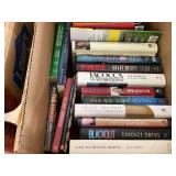 Three boxes of books
