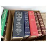 Three boxes of books