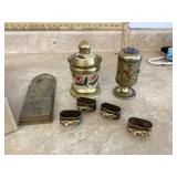 ASSORTED BRASS ITEMS - HOUSEHOLD MISC