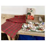 Tablecloth fabric covering for a tableTable runner decorative strip down